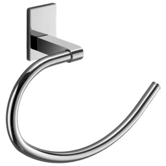 Round Polished Chrome Towel Ring Gedy 7870-13